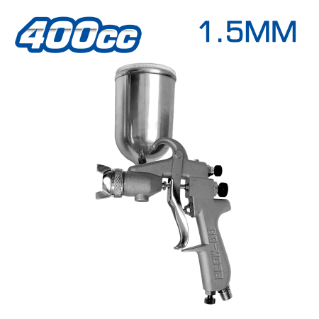 PISTOLA P/PINTAR (GRAVEDAD) 400CC 1.5MM V. ALUMINIO