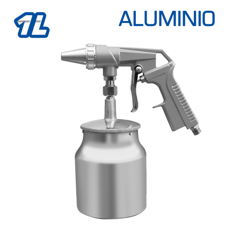 PISTOLA ARENADORA VASO ALUMINIO 1L