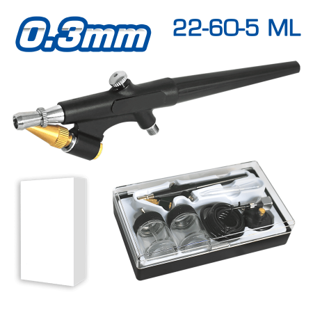 KIT DE MINI AEROGRAFO C/ACCESORIOS Y ESTUCHE