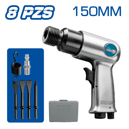 KIT MARTILLO NEUMATICO 150MM 8PCS