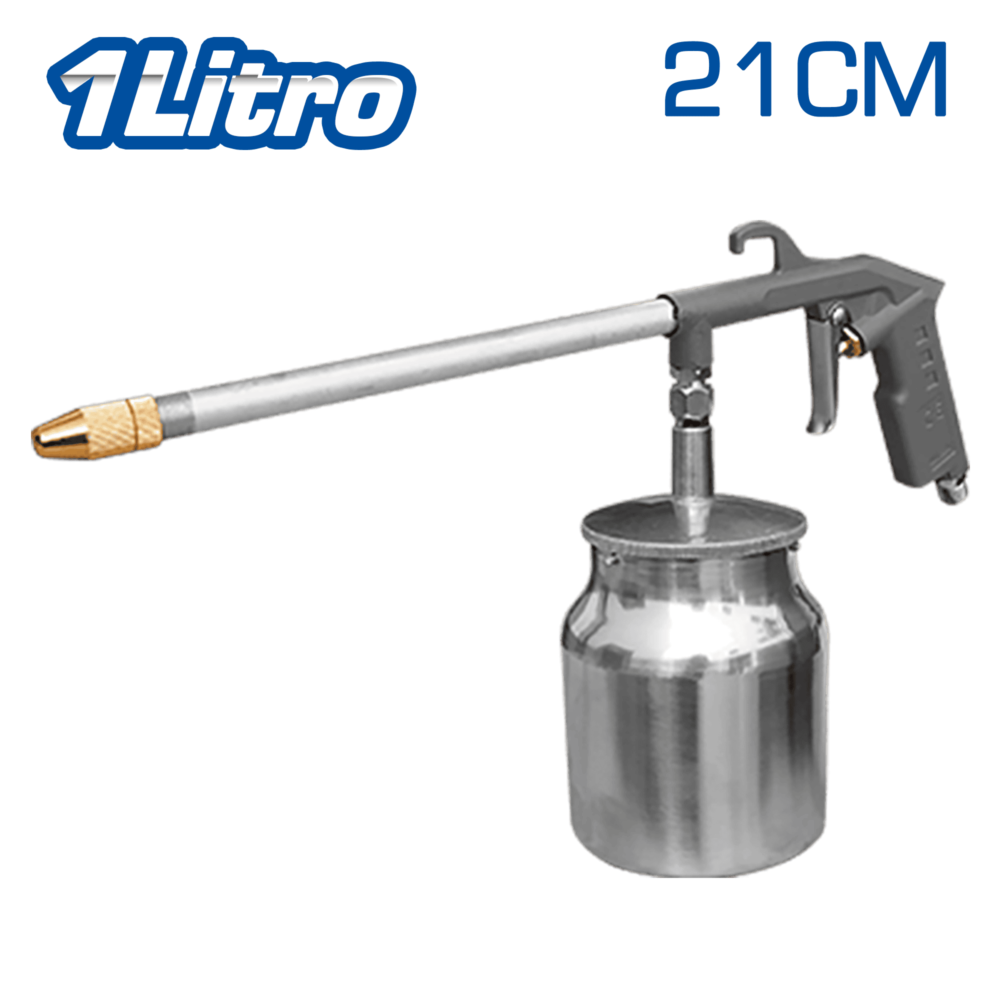 PULVERIZADORA 21CM 1L 60PSI SILVER