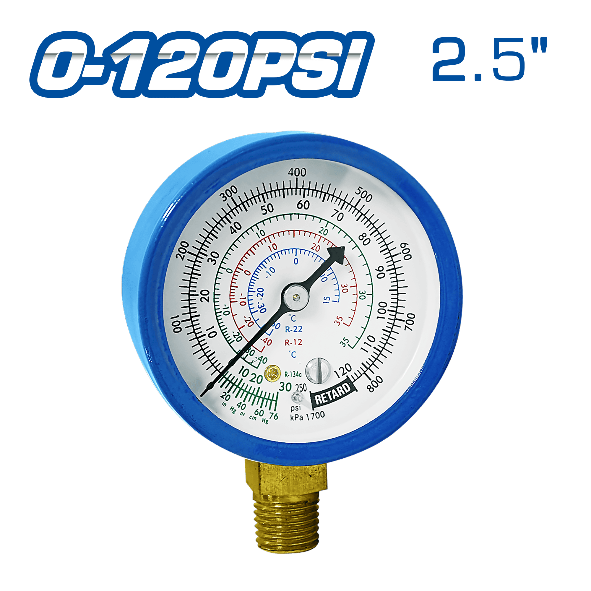 MEDIDOR 2.5PULG FREON GAUGE