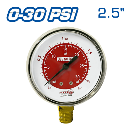 MANOMETRO DE ACETILENO 67MM 0-30PSI