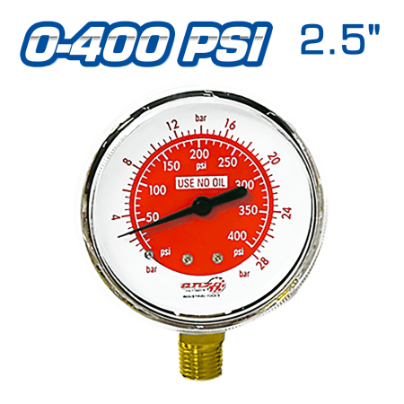 MANOMETRO DE ACETILENO 67MM 0-400PSI