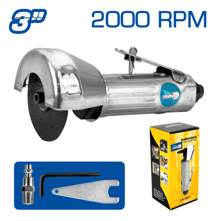 CORTADORA DE DISCO NEUMATIVA 3PULG 2000RPM 1/4