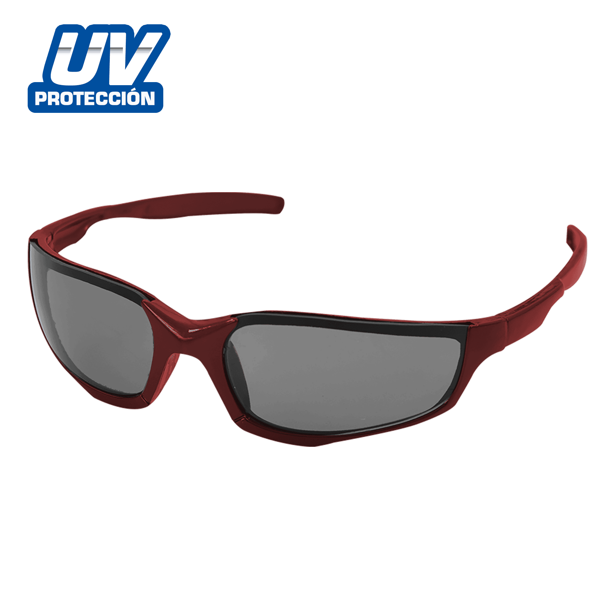 LENTES DE PROTECCION NEGRO/ROJO UV