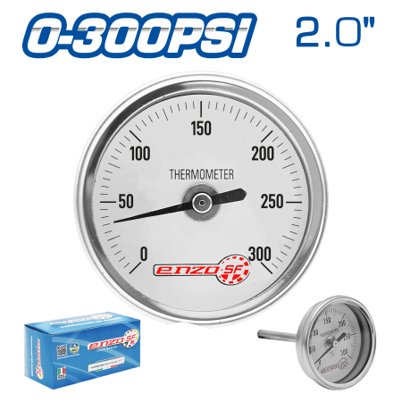 TERMOMETRO 2.0PULG CONEX POSTERIOR 0-300