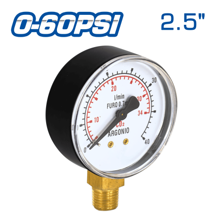 MANOMETRO DE ARGON Y CO2