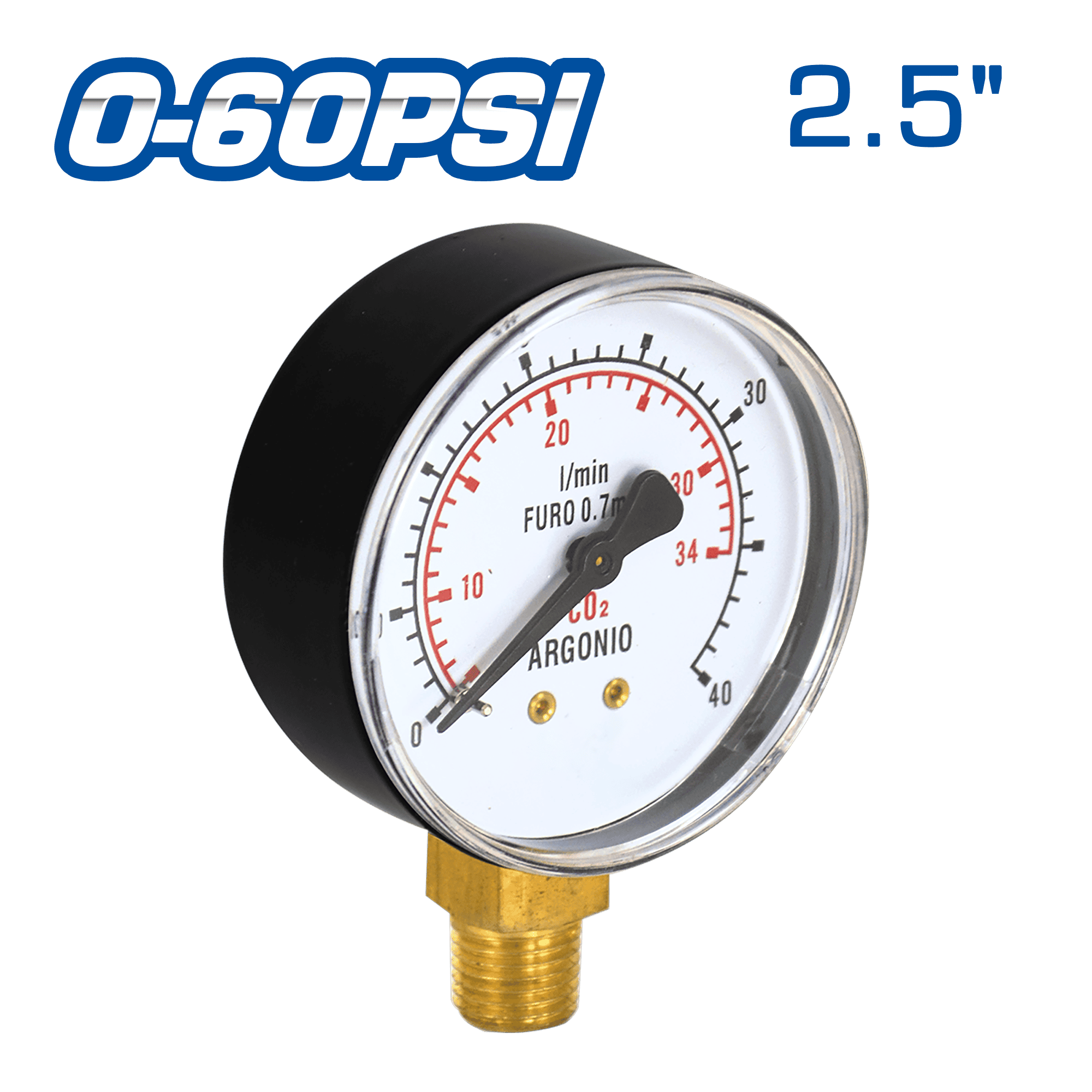 MANOMETRO DE ARGON Y CO2