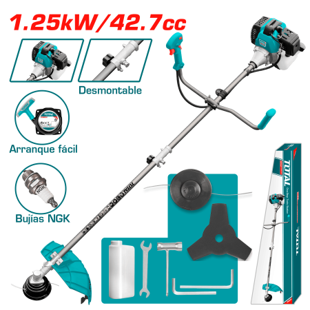 MOTOGUADAÑA 42.7CC 2HP 9000RPM CORTE 420MM