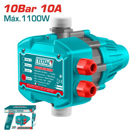 SWITCH DE BOMBA AUTOMATICO 1.5-10BAR 10A IP65 1PULG A