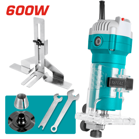 PERFILADORA PARA LAMINADO 600W 34500RPM 6MM (1/4”)