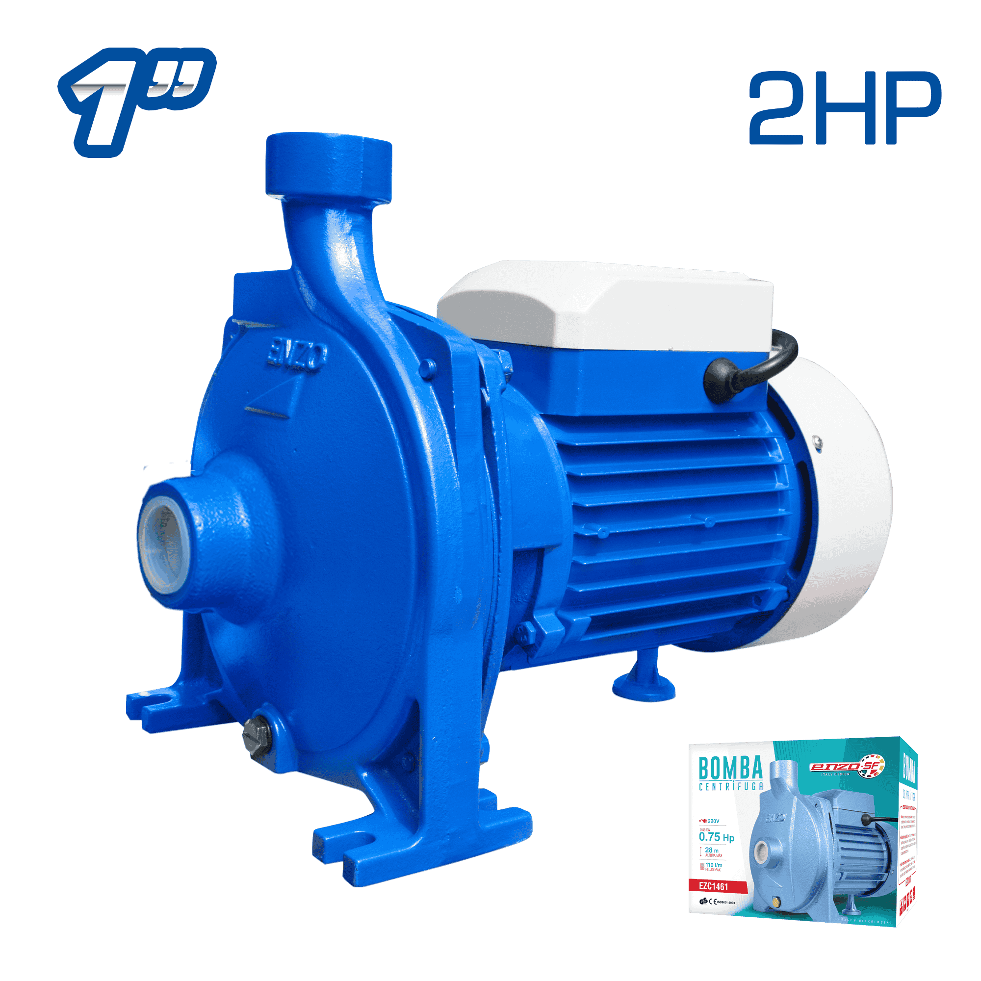 BOMBA DE AGUA CENTRIFUGA 220V 60HZ 2.0HP 1X1