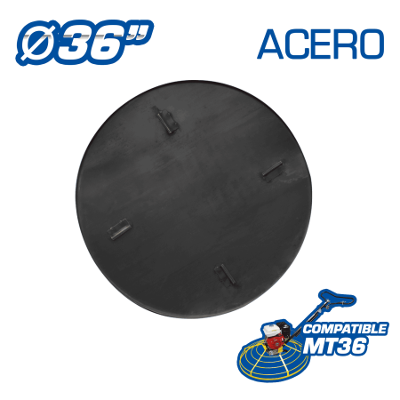 PLATO P/ALISADOR DE CONCRETO 36″ P/MT36
