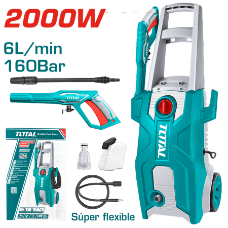 LAVADORA DE ALTA PRESIÓN 2000W 2320PSI 6.0L/MIN INDUSTRIAL