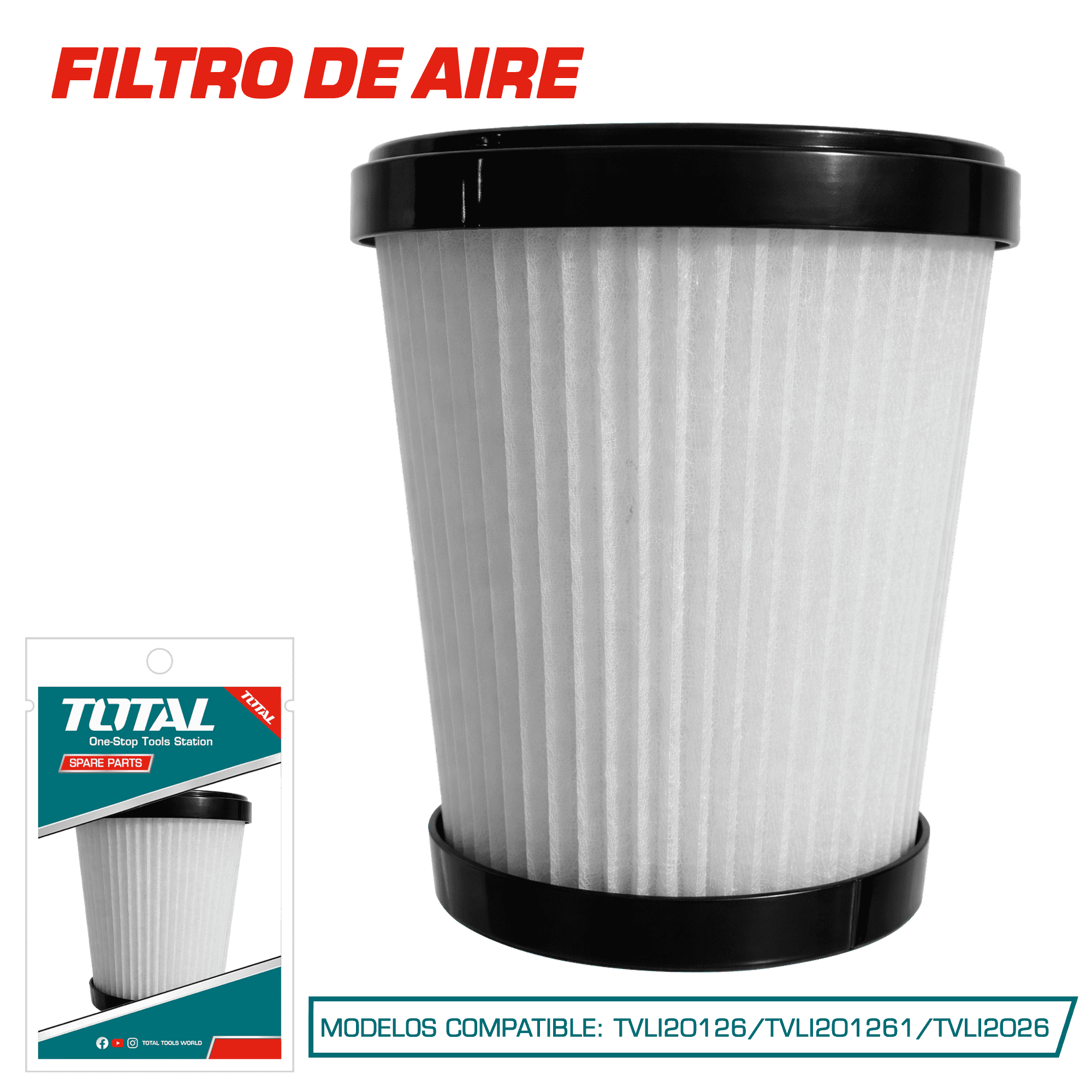 FILTRO DE AIRE P / ASPIRADORA TVLI20126-TVLI2026-TVLI201261
