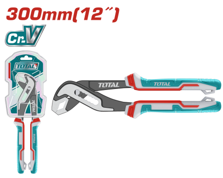 ALICATE PARA TUBOS 12'' 300MM MAX:50MM CR-V / MANGO TPR INDUSTRIAL
