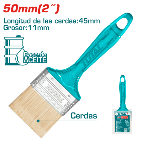 BROCHA P/ESMALTE 50MM (2'') 45X11MM