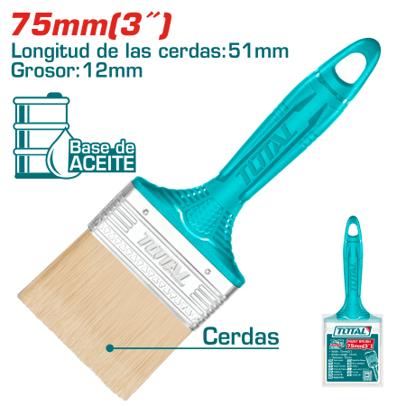 BROCHA P/ESMALTE 75MM (3'') 51X12MM