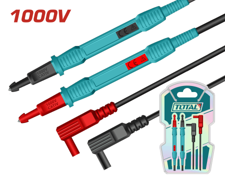 SET CABLES PARA MULTÍMETRO CAT III 1000V 100CM LAPIS 150MM