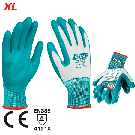 GUANTES DE TRABAJO NITRILO XL (EXTERIOR)