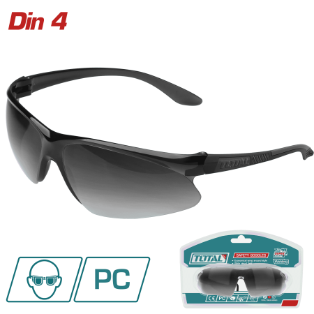LENTES DE SEGURIDAD PC SOMBRA DIN 4