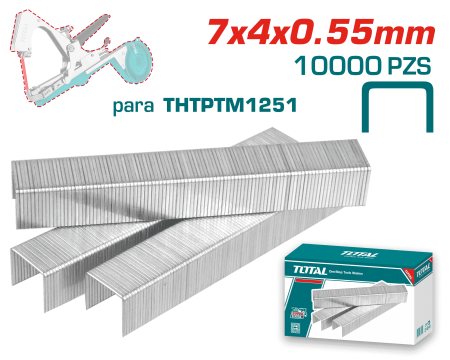 GRAPAS PARA ATADORA AGRICOLA 7X4X0.55MM 100000PCS/BOX