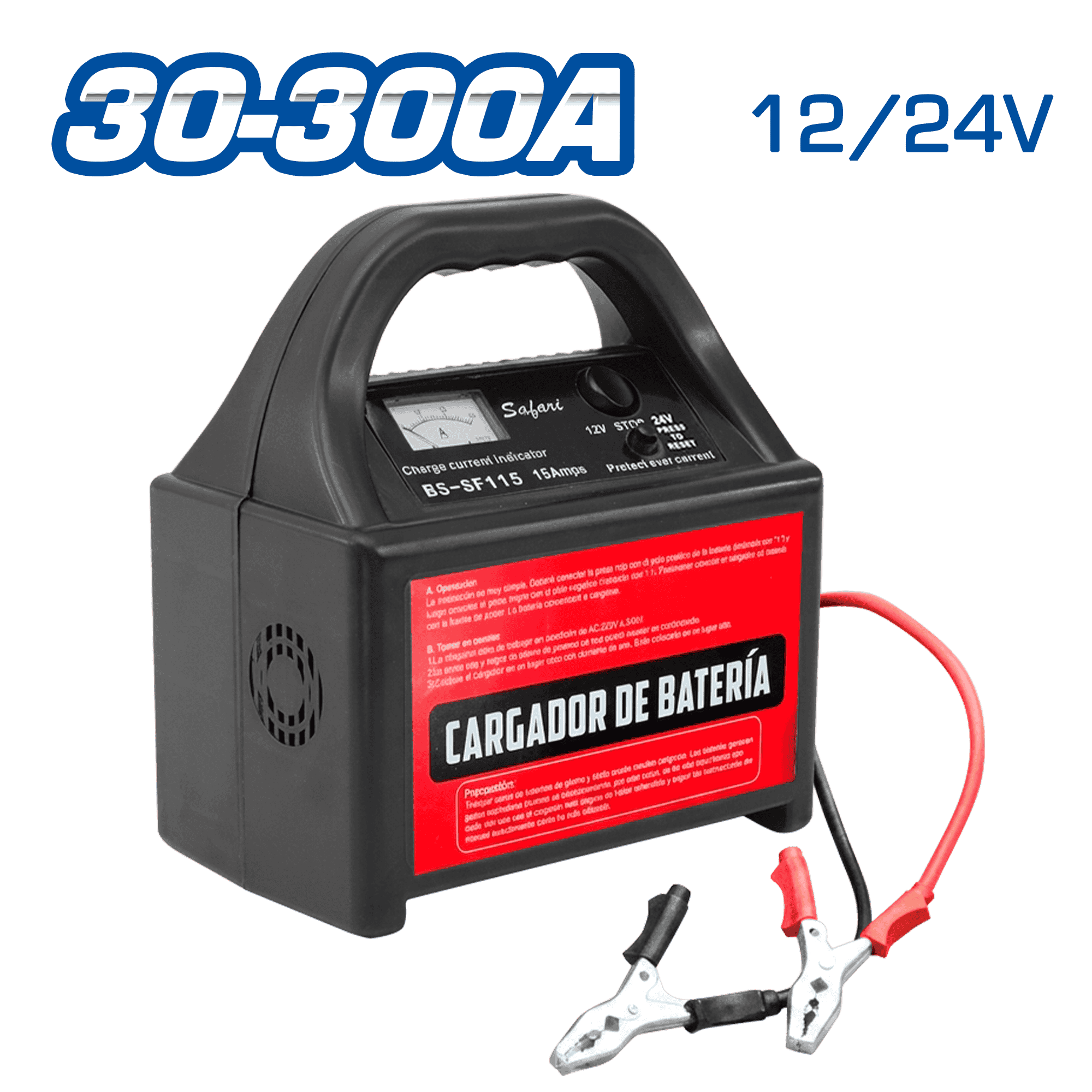 CARGADOR BATERIA 220V 30-300AHR 12/24V