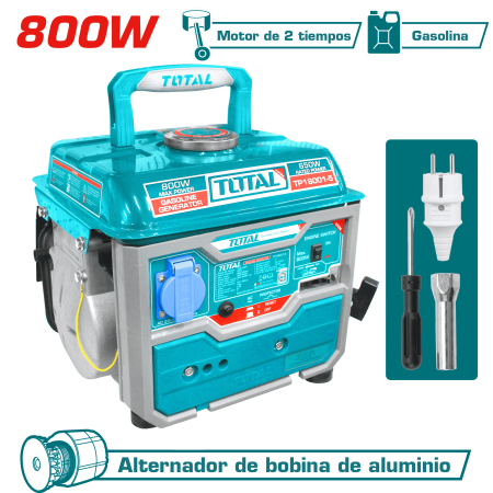GENERADOR GASOLINERO 220-240 0.8KW 2 TIEMPOS