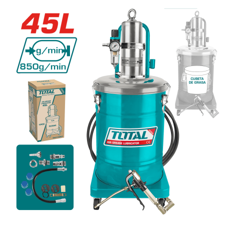 ENGRASADORA NEUMATICA 45L 400BAR DIA 70MM INDUSTRIAL
