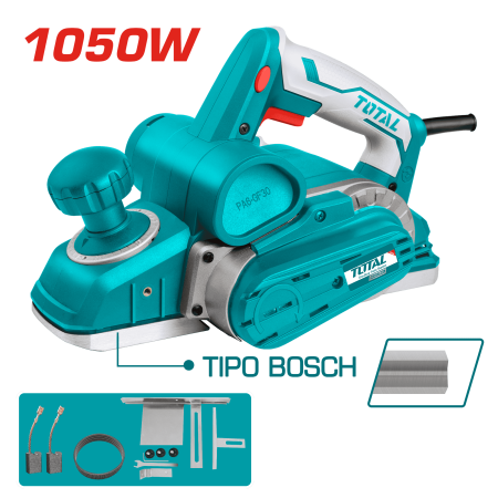 CEPILLO ELECTRICO 1050W 16000RPM 82X3MM HD AL INDUSTRIAL