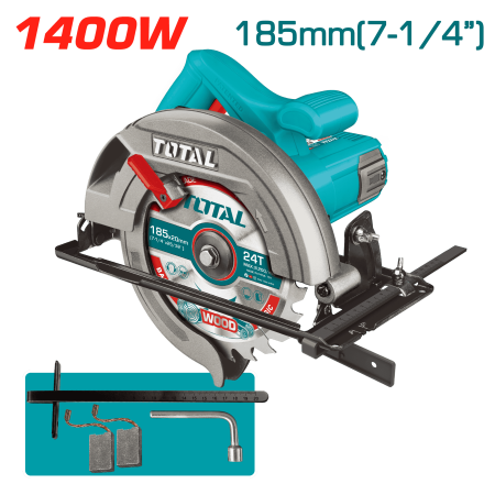 SIERRA CIRCULAR 1400W 4800RPM 185X20MM INDUSTRIAL