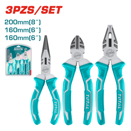 SET DE ALICATES 3PZS 8 + 6 + 6