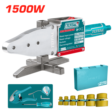 TERMOFUSORA 800-1500W DIA: 20-63MM 300ºC INDUSTRIAL