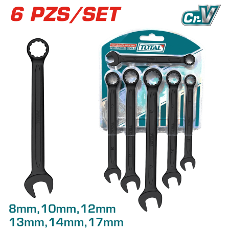 SET LLAVES COMBINACION 06PCS CR.V INDUSTRIAL