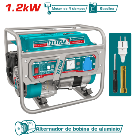 GENERADOR GASOLINERO 1.2KW 4 TIEMPOS OHV