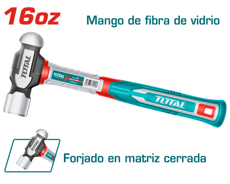 MARTILLO DE BOLA 16OZ N45 ACERO AL CARBONO