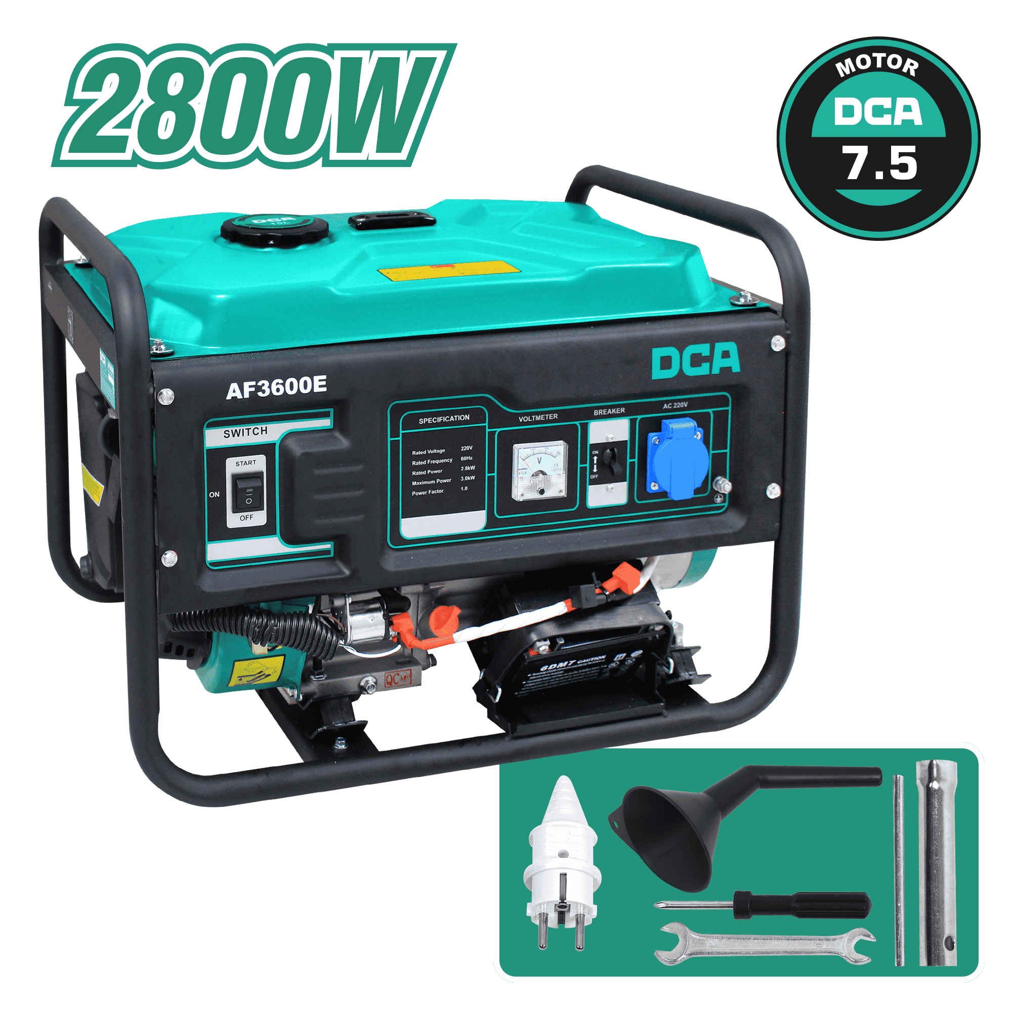 GENERADOR A GASOLINA DE 2800W - ENCENDIDO ELECTRÓNICO