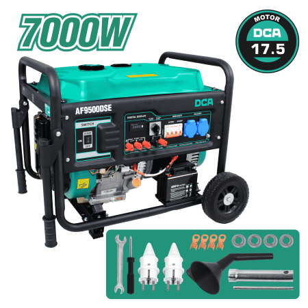 GENERADOR A GASOLINA DE 7000W - ENCENDIDO ELECTRÓNICO