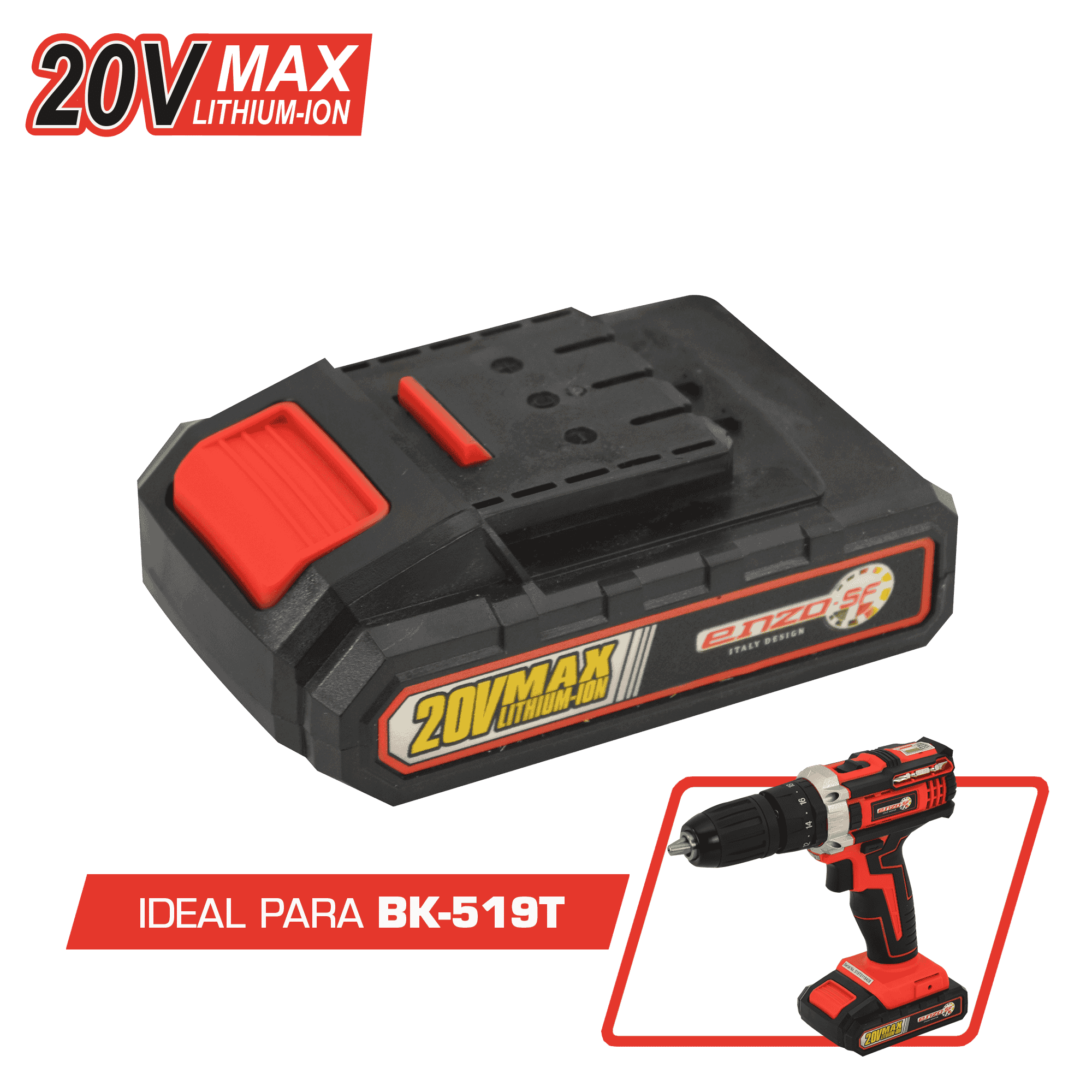 BATERIA 20V 800MA P/TALADRO DE IMPACTO BK-519T