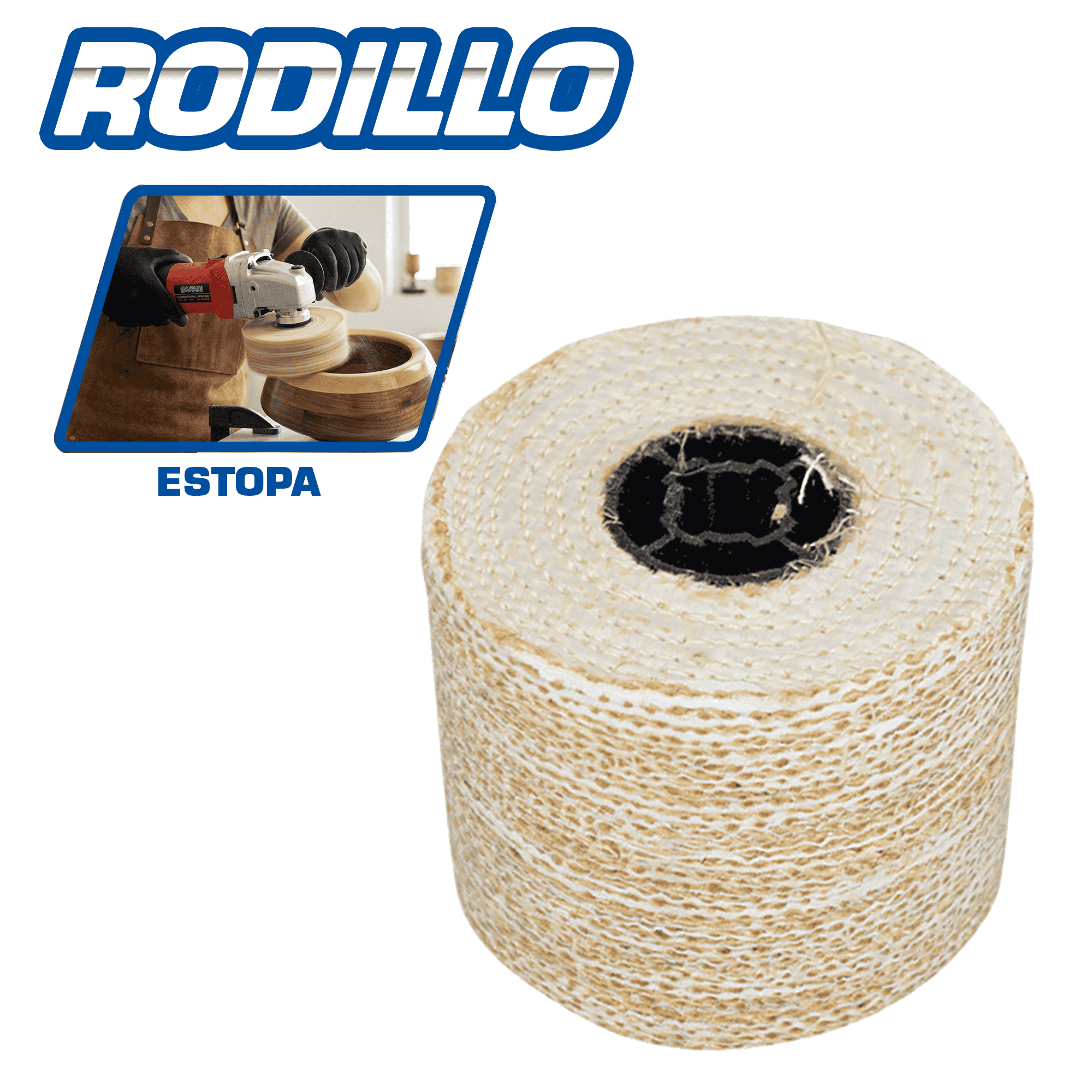 RODILLO P/PULIDORA M/ESTOPA