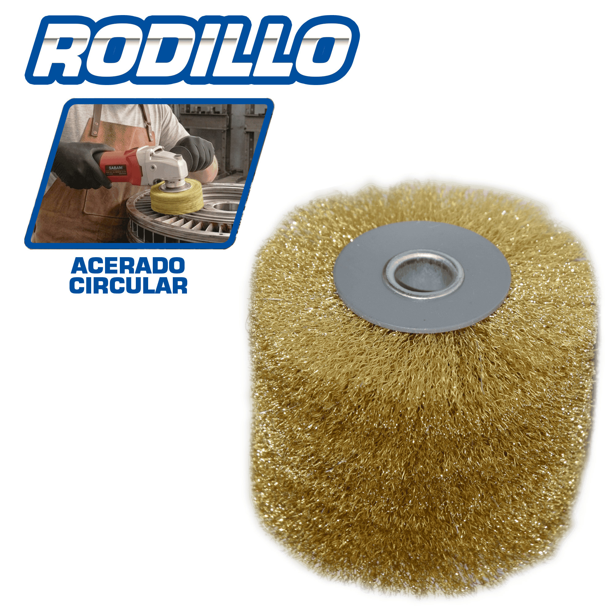 RODILLO P/PULIDORA M/ACERADO CIRCULAR