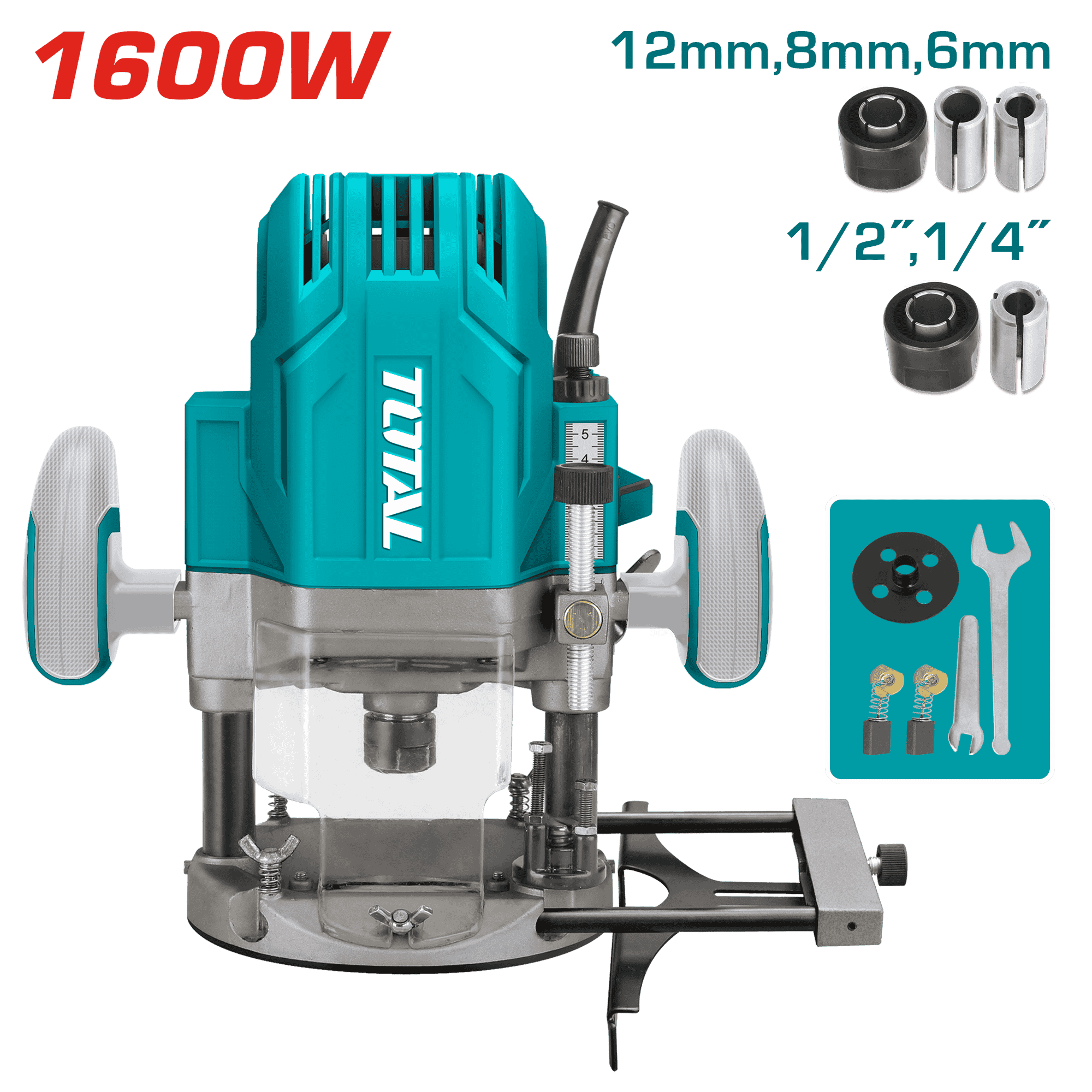 RUTEADORA 220V 1600W 22000RPM INDUSTRIAL