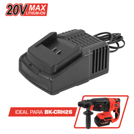 CARGADOR 20VMAX PARA ROTOMARTILLO BK-CRH26