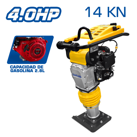 APISONADOR 4.0HP 14KN C/MOTOR HONDA GXR120 ESPECIALIZADO C/CUBIERTA