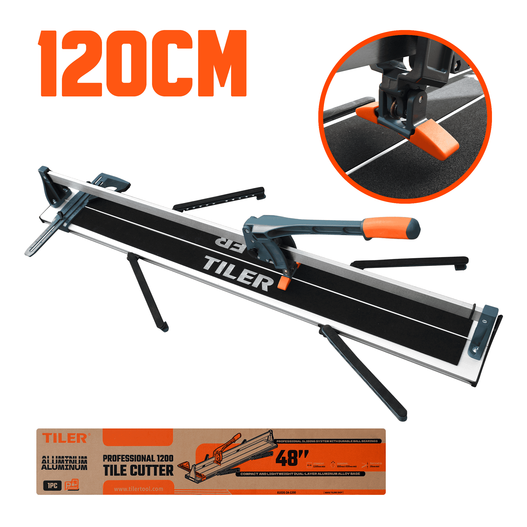CORTA MAYOLICA PROF 1.2M MAX:16MM BASE-AL MANGO AL ANTI ATASCOS