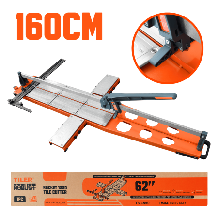 CORTA MAYOLICA TOP-INDUSTRIAL 1.6M MAX:16MM RIEL:15MM BASE 300MM CORTE SUAVE