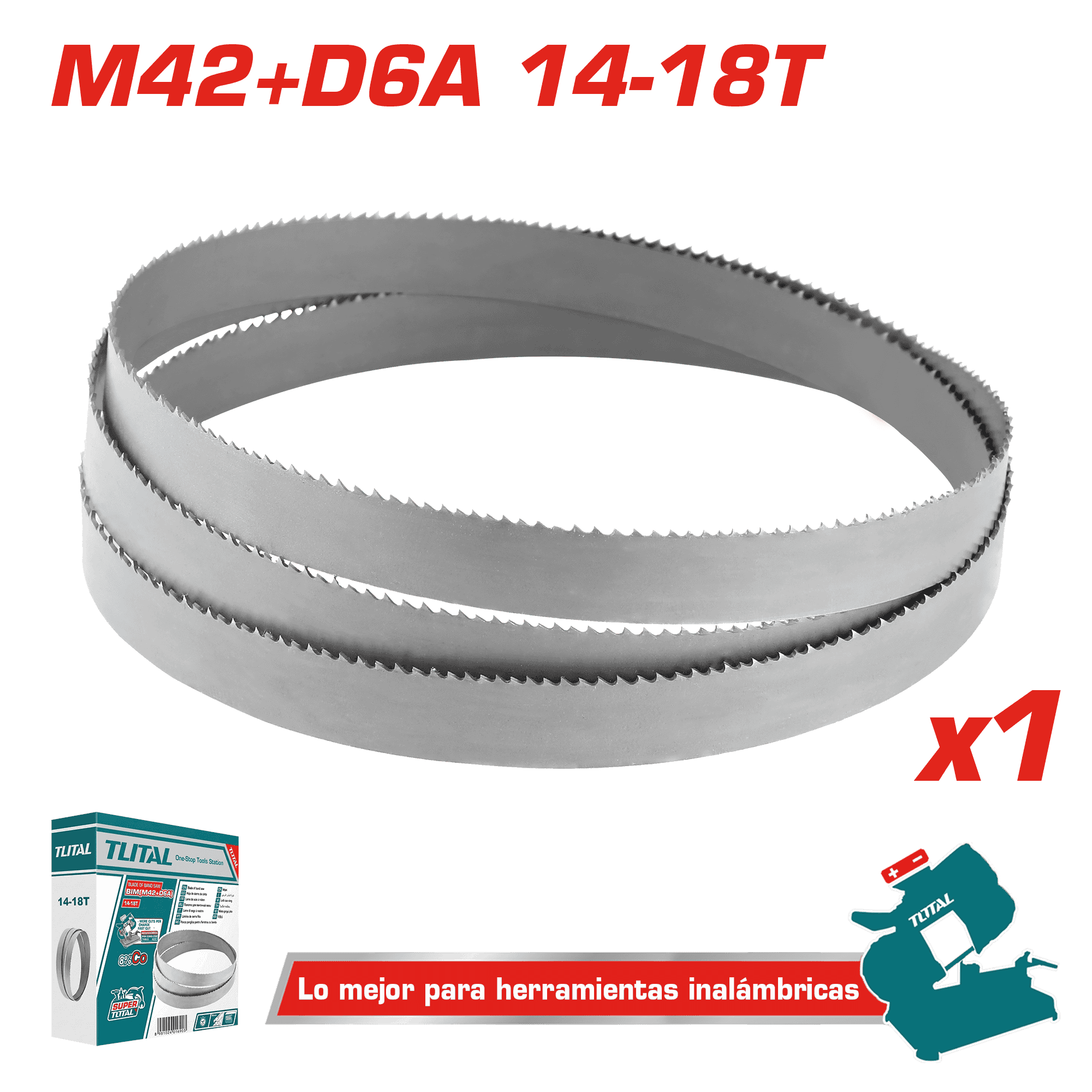 HOJA DE REPUESTO M42+D6A 14-18T PARA TBSLI20127 INDUSTRIAL