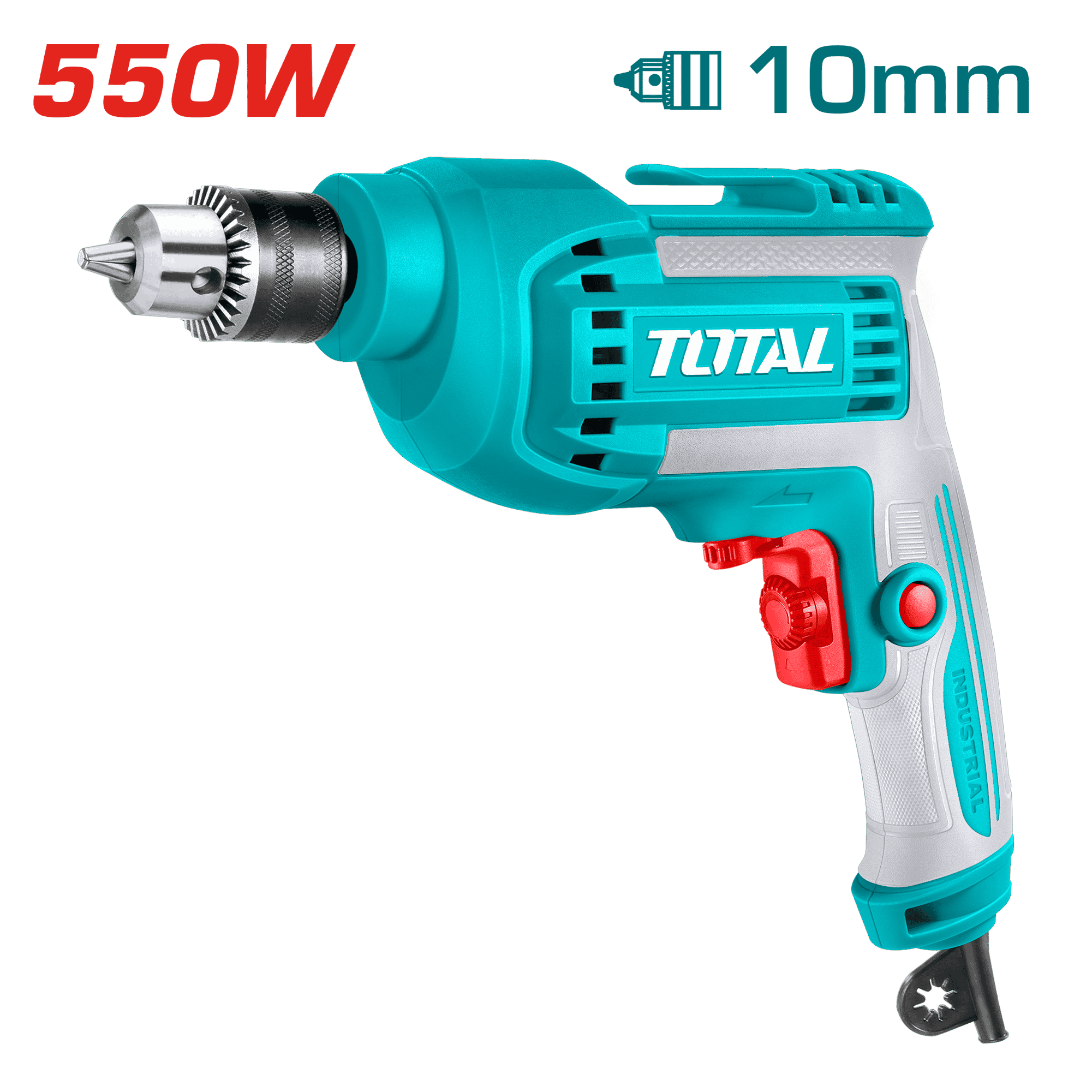 TALADRO ELECTRICO 550W 10MM 0-3300RPM INDUSTRIAL