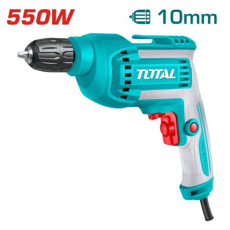 TALADRO ELECTRICO 550W 10MM 0-3300RPM CHUCK KEYLESS INDUSTRIAL